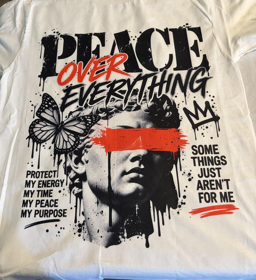 Peace Over Everything Graphic T shirt