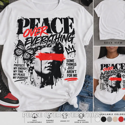 Peace Over Everything Graphic T shirt
